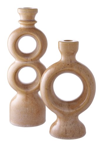 HOUSE NORDIC Lysestake - Lysestake, keramikk, brun<br>13,5x8,8x23,4 cm