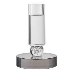 HOUSE NORDIC lysestage - gr� og hvid glas (H:13)