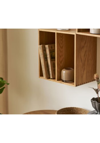 HOUSE NORDIC lysestage - brun mundbl�st glas (H:7,5)