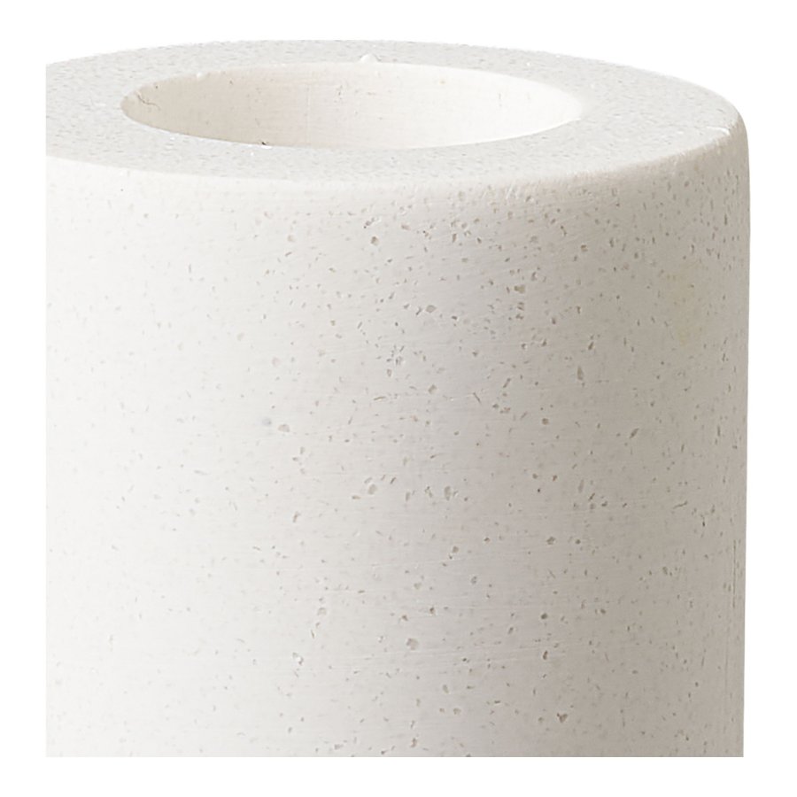 HOUSE NORDIC lysestage - hvid kalksten (s�t af 2)