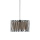 TK Harmony loftlampe - natur jute og sort metal