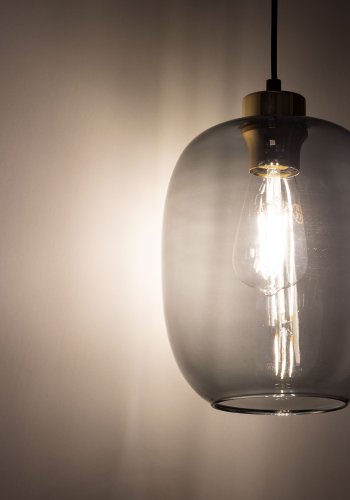 TK Omega loftlampe - glas