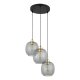 TK Omega loftlampe, m. 3 skjermer - glass