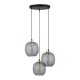 TK Omega loftlampe, m. 3 skjermer - glass