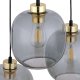 TK Omega loftlampe, m. 3 skjermer - glass