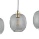 TK Omega loftlampe, m. 3 skjermer - glass