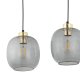 TK Omega loftlampe, m. 3 skjermer - glass