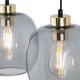 TK Omega loftlampe, m. 3 skjermer - glass