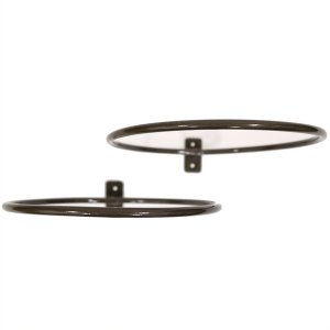 Monograf metallholder - lakkert metall, 2 stk.