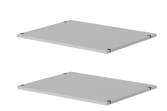 
TVILUM Save hylder - hvidt træ, 2 stk
