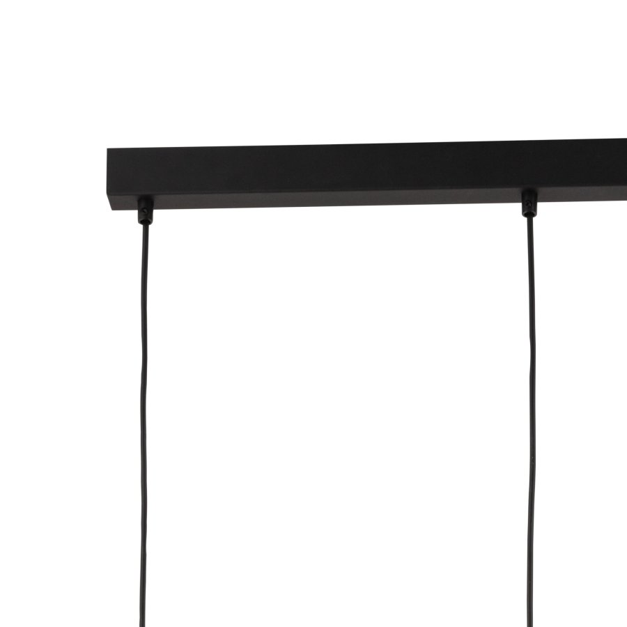 TK Jute loftlampe, m. 3 skrme - natur jute