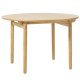 Carno spisebord, med uttrekk - naturlig eikefiner og eik (120)