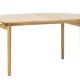 Carno spisebord, med uttrekk - naturlig eikefiner og eik (120)