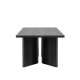 VIND COLLECTION Bassholmen spisebord, rektangulrt - svart MDF (100x240)