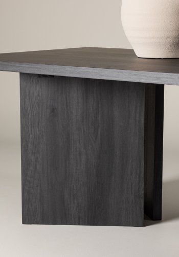 VIND COLLECTION Bassholmen spisebord, rektangulrt - svart MDF (100x240)