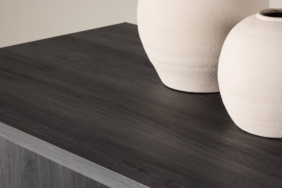 VIND COLLECTION Bassholmen spisebord, rektangulrt - svart MDF (100x240)