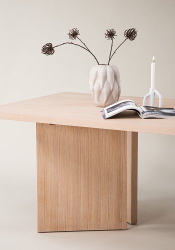 VIND COLLECTION Bassholmen spisebord, rektangulrt - hvitkalket finer (240x100)