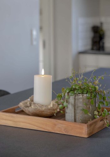 HOUSE NORDIC Faro-brett - naturlig teak (sett med 3)