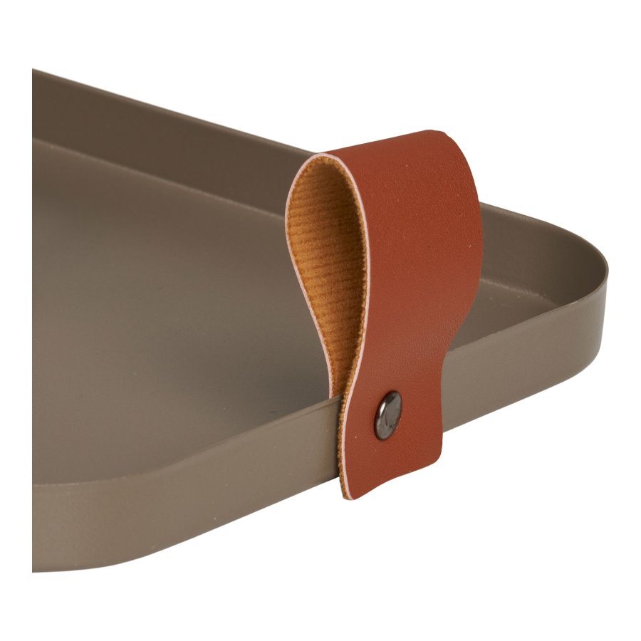 HOUSE NORDIC dekorativt brett, rektangul�rt - brunt st�l (sett med 2)