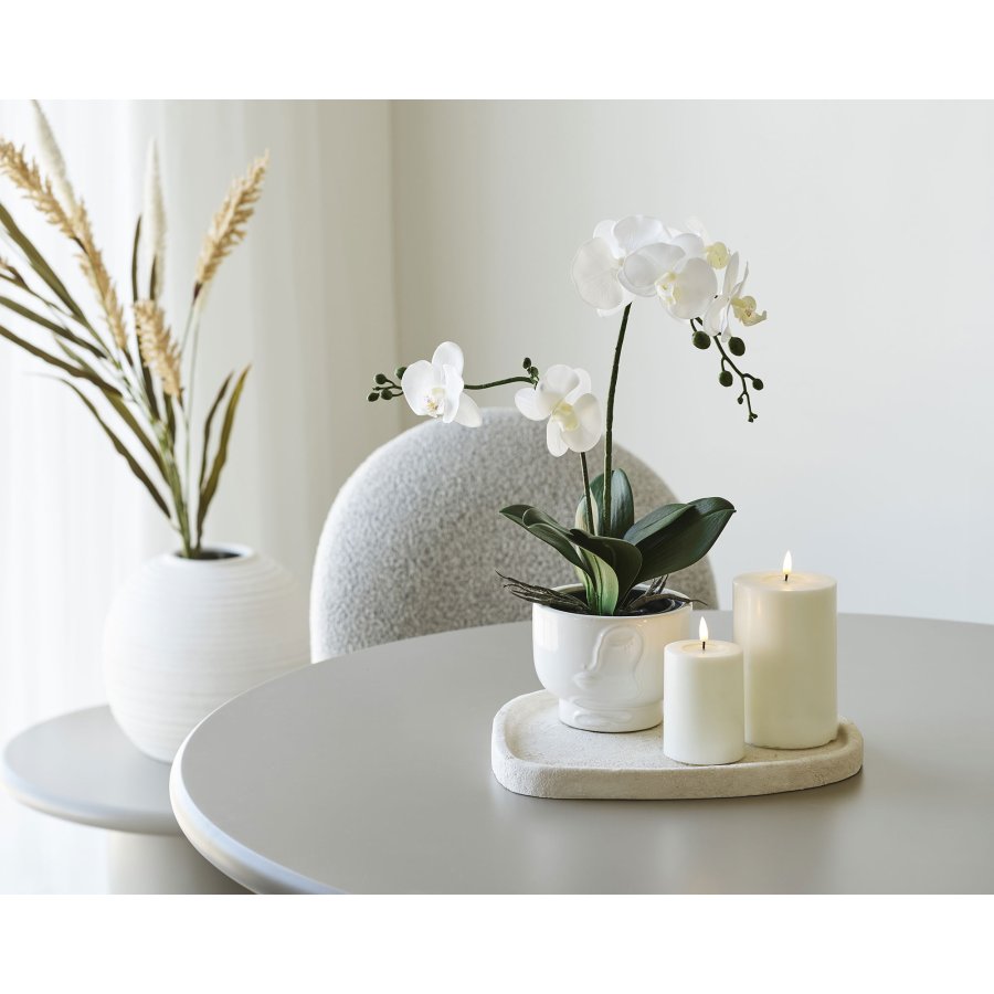 HOUSE NORDIC dekorativt brett, organisk - beige sement (35x30)