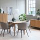 Carno sk�nk, m. 2 skydel�ger, 2 hylder, 1 skuffe - natur egefin�r og egetr�