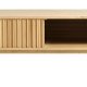 Carno TV-bord, m. 2 skydel�ger, 1 skuffe - natur egefin�r og egetr� (160x45)