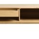Carno TV-bord, m. 2 skydel�ger, 1 skuffe - natur egefin�r og egetr� (160x45)