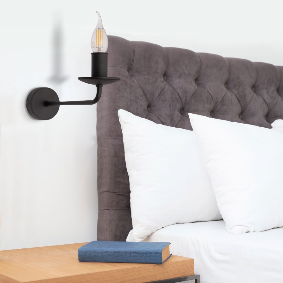 TK Limal vglampe - sort metal