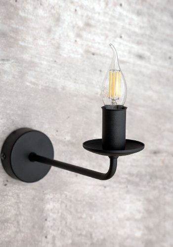 TK Limal vglampe - sort metal