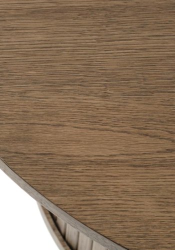 Nola sofabord, rund - rgfarvet egefinér (90)