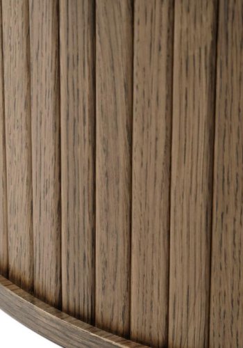 Nola sofabord, rund - rgfarvet egefinér (90)