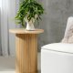 Nola piedestalbord, rund - natur egefinér (50)