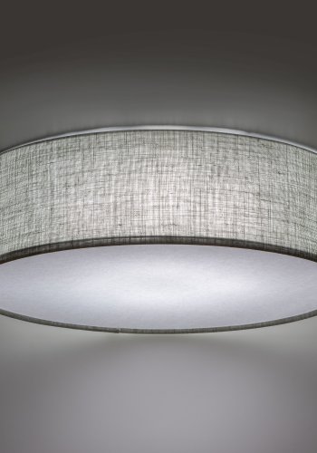 TK Earth barnelampe - stoff, plast og hvitt metall