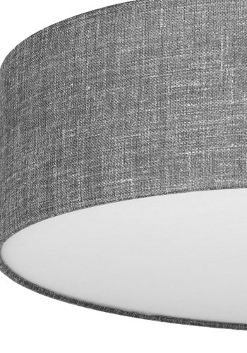 TK Earth barnelampe - stoff, plast og hvitt metall