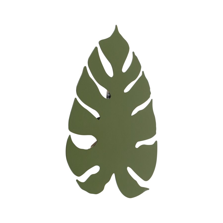 TK Monstera vegglampe - grnt metall