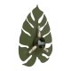 TK Monstera vegglampe - grnt metall