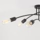 TK Helix loftlampe - sort metal