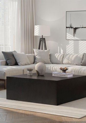 NORDV�RK Prizma � Sort salongbord i tre