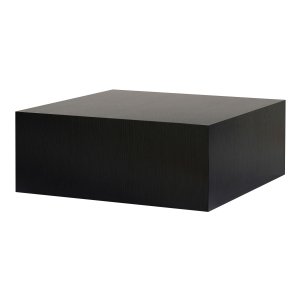 NORDV�RK Prizma � Svart soffbord i tr�