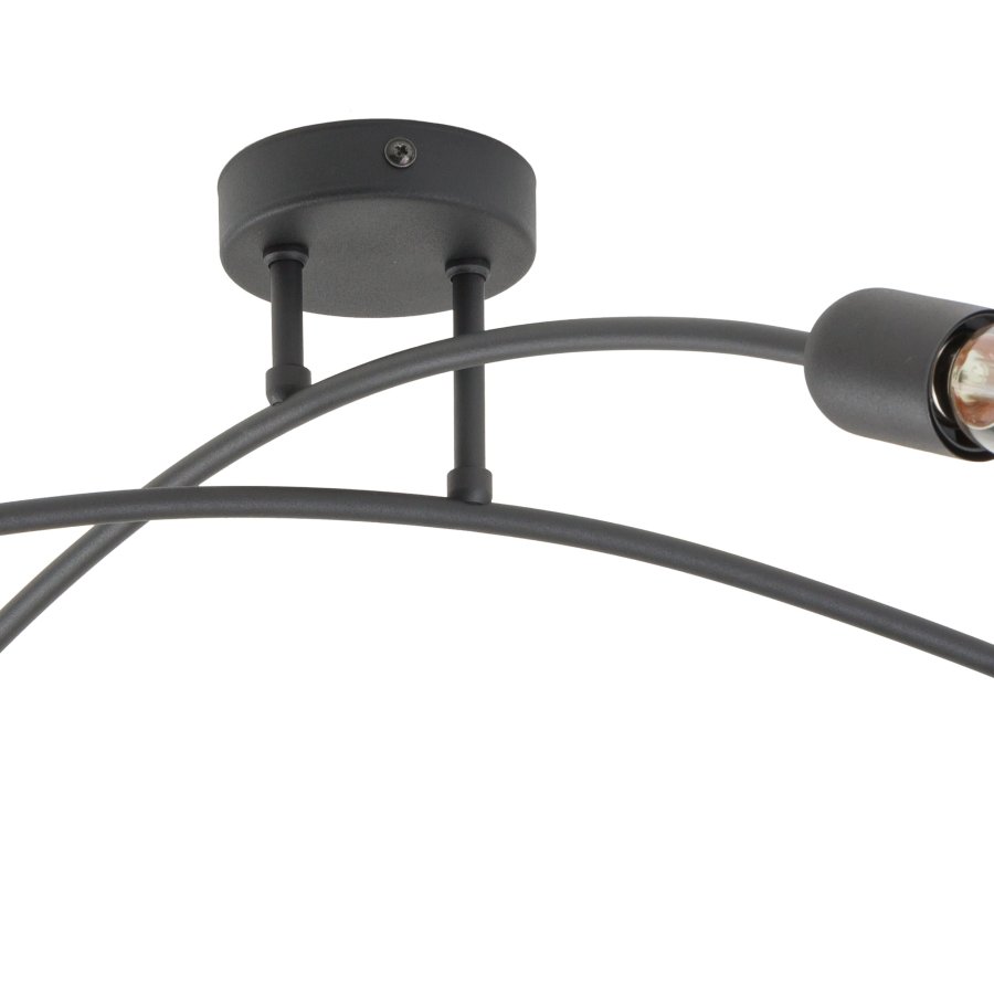 TK Helix loftlampe - sort metal