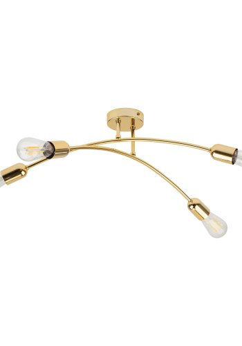 TK Helix taklampe - gull metall