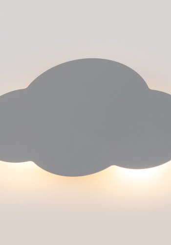 TK Sky barnelampe - lysegr metall