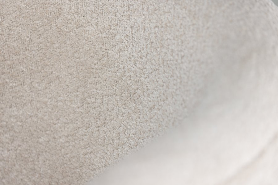 VIND COLLECTION Hällsö lenestol - beige bouclé-stoff og valnttfarget stl