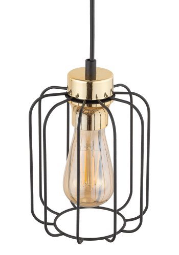 TK Galaxy loftlampe - kobber og sort metal