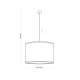 TK Liberia loftlampe 500 - natur flet og sort metal