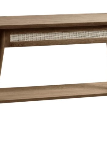 Barrali konsollbord, m. 1 hylle og 1 skuff - rotting og rkt eikefiner/eik (110x40)