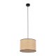 TK Liberia loftlampe 300 - natur flet og sort metal
