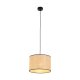 TK Liberia loftlampe 300 - natur flet og sort metal