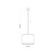 TK Liberia loftlampe 300 - natur flet og sort metal