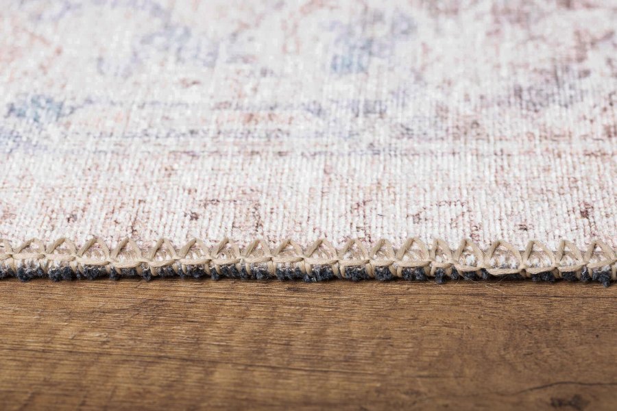 TEPPI Dorian Hall gulvtppe, m. mnster, rektangulr - multifarvet polyester (75x230)